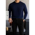 COMBİNE MİCHAİL Erkek Kışlık Salaş Basic Lacivert Sweatshirt
