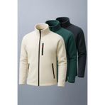 COMBİNE MİCHAİL Erkek Premium Tam Fermuarlı 3 Lü Sweatshirt