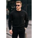 COMBİNE MİCHAİL Siyah Renk Basic Bisiklet Yaka Relaxed Regular Erkek Sweatshirt