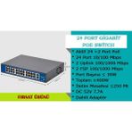 Combo 24 port gigabit Poe switch