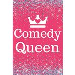 Comedy Queen: Pink Comedy Queen 6x9inch Notebook/Planner. Fun Gift for Women, teens and Queens for Xmas, Birthday, Valentine's Day or Any Occasion. Great Secret Santa or Stocking Filler.