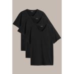 Comeor Erkek Çok Renkli %100 Pamuk T- Shirt Regular Fit Rahat Kesim V Yaka 5'li Basic Tişört Paketi - XS - Siyah