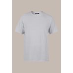Comeor Erkek Gri %100 Pamuk T- Shirt Regular Fit Rahat Kesim Bisiklet Yaka Basic Tişört - XXL