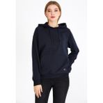 Comeor Kadın Lacivert Basic Kapüşonlu Regular Fit Rahat Sweatshirt