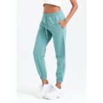Comeor Kadın Mint Paçası Lastikli Basic Jogger Örme Eşofman Altı CMRBO33 - XS