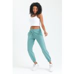 COMEOR Kadın Mint Paçası Lastikli Basic Jogger Örme Eşofman Altı CMRBO33