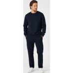 COMEOR Lacivert Relaxed Fit Bisiklet Yaka Sweatshirt Düz Paça Erkek Eşofman Takımı