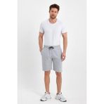 Comeor Regular Fit Yanları Cepli Rahat Kesim Erkek Şort - 2XL - Gri