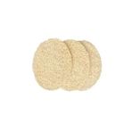 ComesBeauty 3'lü Disk Peeling Yüz Kabak Lifi Banyo Lifi Banyo Kese, Bol Köpük, Organik