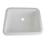 Comet 290x220 mm Polistiren Dikdörtgen Beyaz Karavan Lavabosu