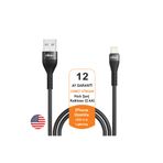 Comet Cb Sertifikalı Iphone 12w Hızlı Şarj Kablosu, Usb Lightning'e, Akıllı Çip Tech,