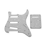 COMETX Gitar Pickguard SSS Elektro Gitar Pickguard Set Arka Plaka Vidalar ile Amerikan ST Stil Gitar Beyaz İnci için Guard Seçin
