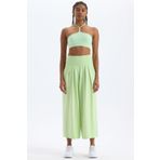 COMEUP Cepli Culotte Pantolon Buz Yeşili