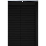 Comforsun Ahşap Görünümlü Jaluzi Perde 25 mm – TR630 Siyah - 140 X 180