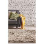 Comfort 1006 Beıge Kolay Kullanımlı Hav Toz Vermez Yumuşak Dokulu Modern Pofuduk Shaggy Halı, 160 x 230