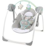 Comfort 2 Go Kompakt Taşınabilir 6 Vitesli Müzikli Bebek Salıncağı, Kolay Seyahat Için Katlanır - Hayali Orman, 0-9 Ay