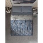 Comfort Craft %100 Organik Pamuk Müslin Yatak Örtüsü - Lavanta Desenli - 220X240 cm - Lacivert - 220 x 240 cm
