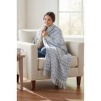Comfort Craft Pamuklu Balkon ve Koltuk Battaniyesi - 130X170 cm Yumuşak Dokulu Şal - 130 x 170 cm - Mavi