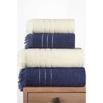 Comfort Home 4’lü Pamuklu Banyo Havlu Seti Hamam Takımı, El, Yüz, Baş ve Beden, 2 Adet 40x80cm + 2 Adet 70x140cm