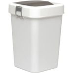 Comfort Kilitli Beyaz 8 lt Çöp Kovası