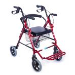 Comfort Plus Rolatör Yürüteç | Ayak Pedallı, Transfer Sandalyeli Kullanım, Alüminyum Şase DM-9146