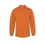 COMFORT POLO SWEATSHIRT TURUNCU XS