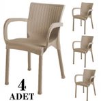 Comfort Rattan 4 Bahçe Sandalyesi