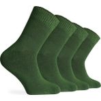 Comfort Seri 4'lü Kadın Bambu Organik Şeker Çorabı - 30G-Yeşil - 35 - 38