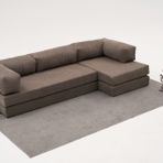 Comfort Serisi Yataklı Köşe Koltuk, Gri