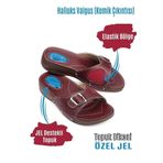 Comfort Style Kadın Bordo Ortopedik Halluks Ve Topuk Dikeni Terliği Kemik Çıkıntısı Terliği