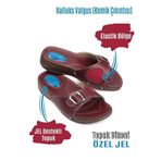 comfort style Ortopedik Halluks Ve Topuk Dikeni Terliği, 36, COMFORTTD, Bordo, Kadın