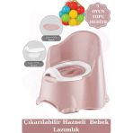 Comfort Taşınabilir Lazımlık – Çocuk Tuvalet Eğitimi Alıştırma Lazımlığı Pembe 5Top