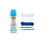COMFORTSTEP 2 Çift Spor Ayakkabı Bağcığı + Show Beyaz Deri Ve Kumaş Boyası