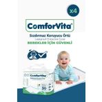 Comforvita 60x90 cm 30'lu 4 Adet Bebek Alt Değiştirme Örtüsü