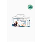 Comforvita Tekstil Yüzeyli Belbantlı 30'lu 3 Adet Large Hasta Bezi