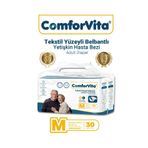 Comforvita Tekstil Yüzeyli Belbantlı Orta Boy 30 Adet Hasta Bezi