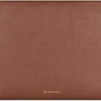 Comfyable İnce Koruyucu Dizüstü Bilgisayar Kılıfı 13-14 İnç MacBook Pro M2 M1 ve Tümü MacBook Air ile Uyumlu, PU Deri Çanta Su Geçirmez Kapak Notebook Bilgisayar Kılıfı Mac için, Kahverengi
