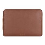 Comfyable MacBook Pro/Air ile Uyumlu Deri Dizüstü Bilgisayar Kılıfı, 16/15 İnç Bilgisayar Kılıfı, Mac Seyahat Kılıfı, Dizüstü Koruyucu Kılıf, Deri Dizüstü Bilgisayar Kılıfı M3/M2/M1 2024-2021,