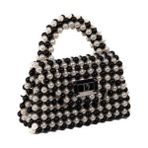 Comfychic Ying Yang Kadın Çapraz Omuz Çantası - Beyaz - Siyah