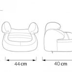 Comfymax Platinium Gray 15-36 kg Yükseltici-Oto koltuğu