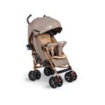 Comfymax Tam Yatar Baston Bebek Arabası – Wood Brown siyah