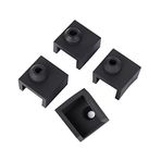 Comgrow 4 ADET Resmi Creality 3D Yazıcı Hotend Silikon Çorap Isıtıcı Blok Silikon Kapak Ender 3/Ender 3 V2/Ender 5 Pro/CR-10 10S S4 S5 için