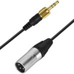 Comica CVM-DL-XLR Erkek 3.5 mm TRS Alıcısı İçin Ses Kablosu