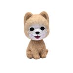 Comidox El yapımı çocukluk hafızası BobbleHead Köpekler Araba Dash Yavrusu Araba Araç dekorasyonu sallanan kafa köpek üstün Doğal Reçine Pomeranian 1 adet