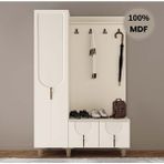 Comiet Açelya Mdf Raflı Askılıklı Portmanto Ayakkabılık - Aytaşı