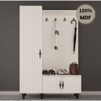 Comiet Lale Mdf Raflı Askılıklı Portmanto Ayakkabılık