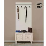 Comiet Nilüfer Mdf Ayaklı Tasarım Askılıklı Portmanto Ayakkabılık