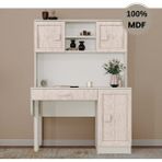 Comiet Nilüfer Mdf Kitaplıklı Dolaplı Çalışma Masası - 120*165