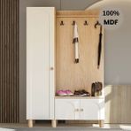Comiet Papatya Mdf Raflı Askılıklı Portmanto Ayakkabılık - Aytaşı