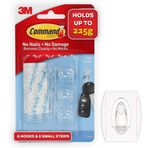 Command 17006 CLR Haken S (6 kanca + 8 şerit) şeffaf